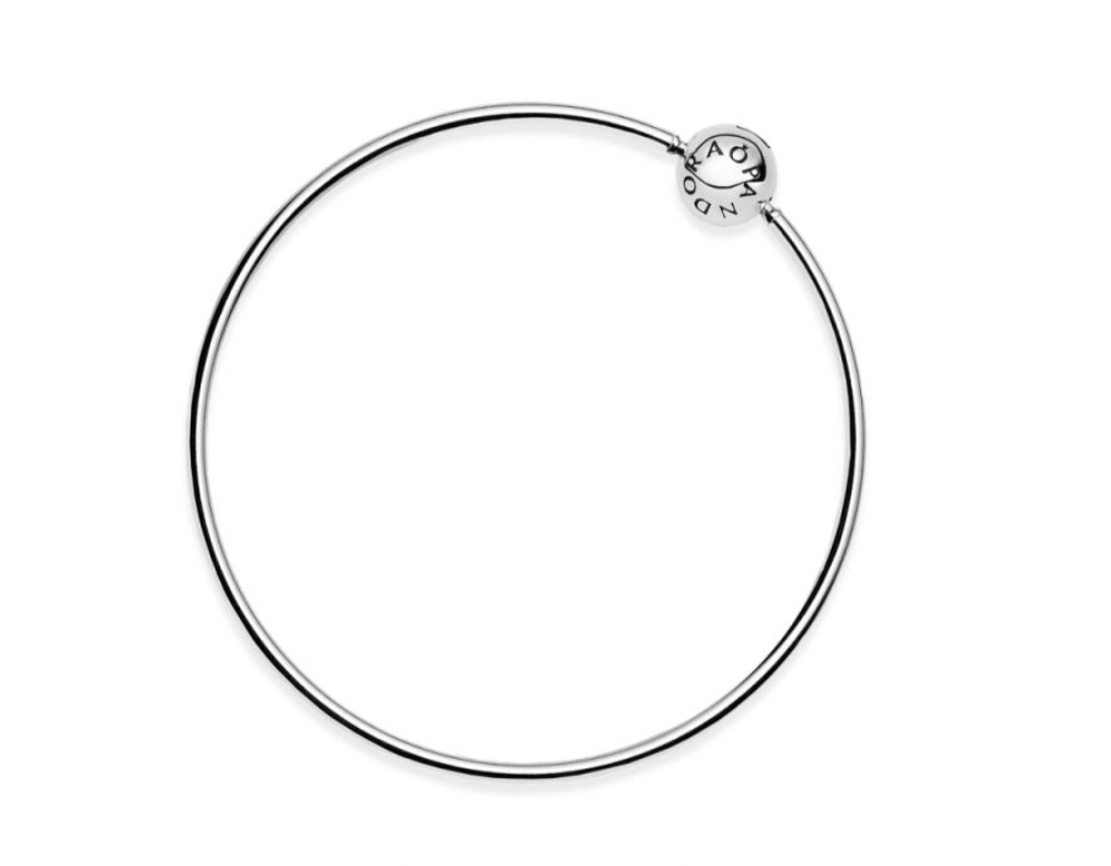 Onhand Best Seller (B-CE-S082-18): ESSENCE Silver Bangle 18cm