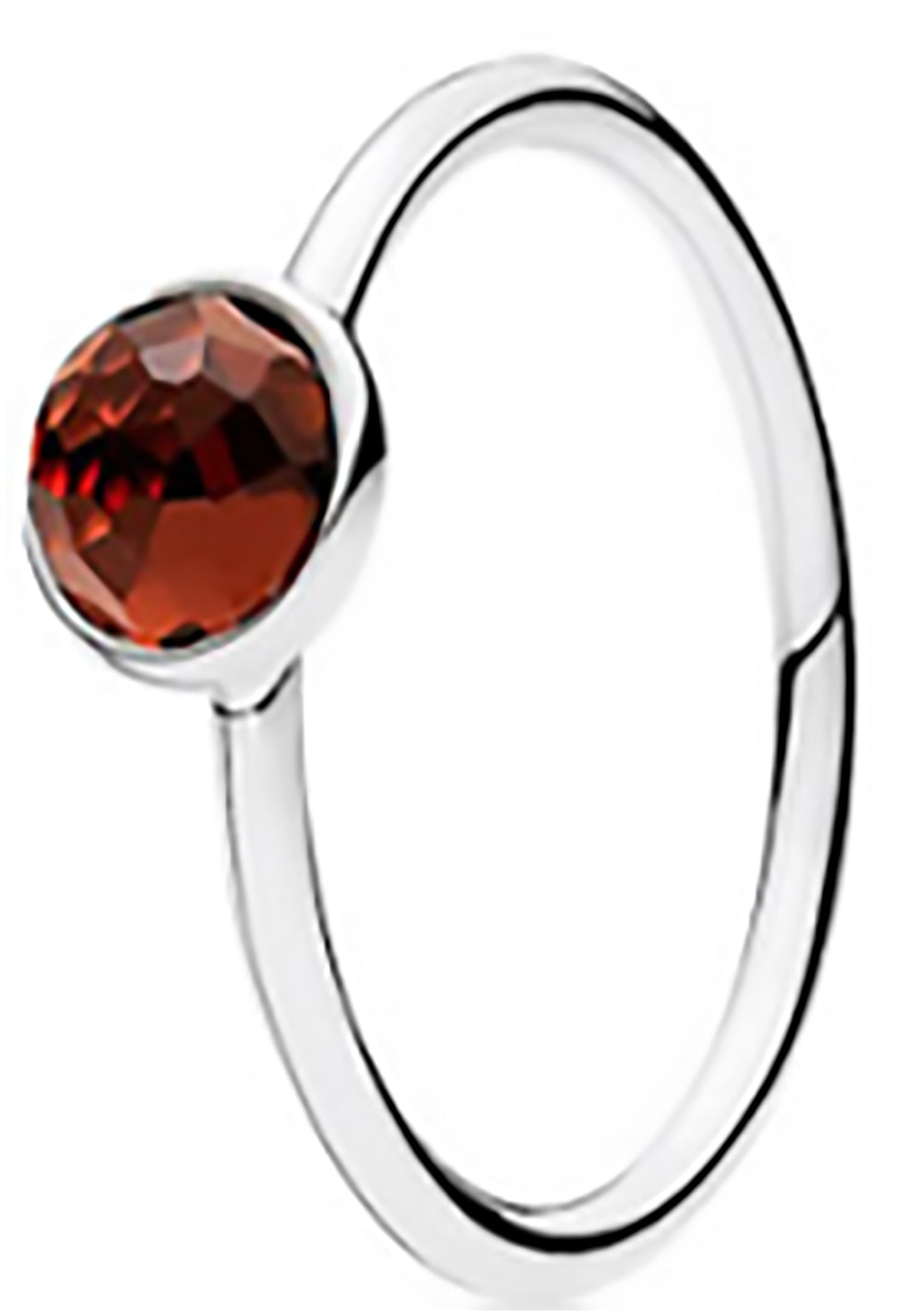 Onhand Best Seller (R789-7): January Droplet, Garnet Ring size 7