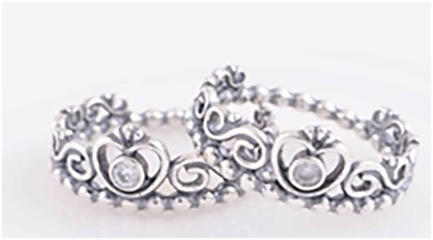 Onhand Best Seller (RIP107-7): Tiara Ring size 7