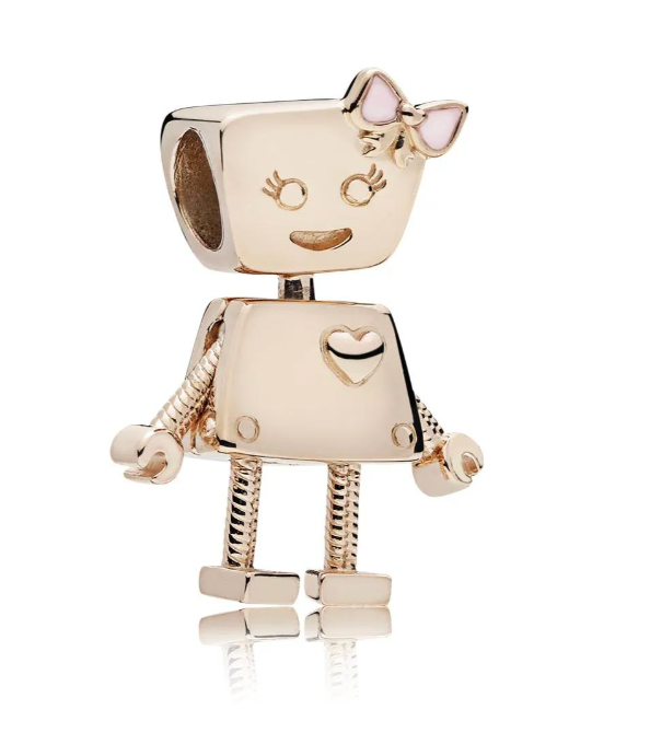 Onhand Best Seller Charm (b003-B): Girl Robot Tech