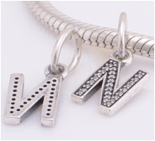 Onhand Best Seller Charm (LC13n): Letter N