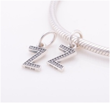 Onhand Best Seller Charm (LC13z): Letter Z