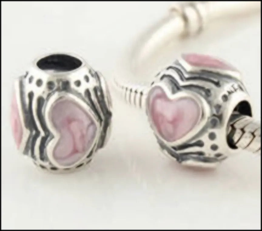 Onhand Best Seller Charm (s0130): Pink Heart