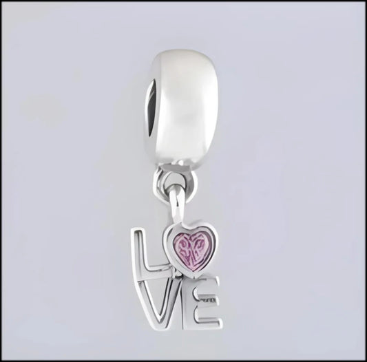 Onhand Best Seller Charm (s0404): Love Word