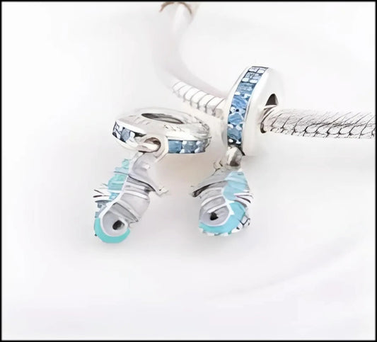 Onhand Best Seller Charm (s0473): Green Sea Horse