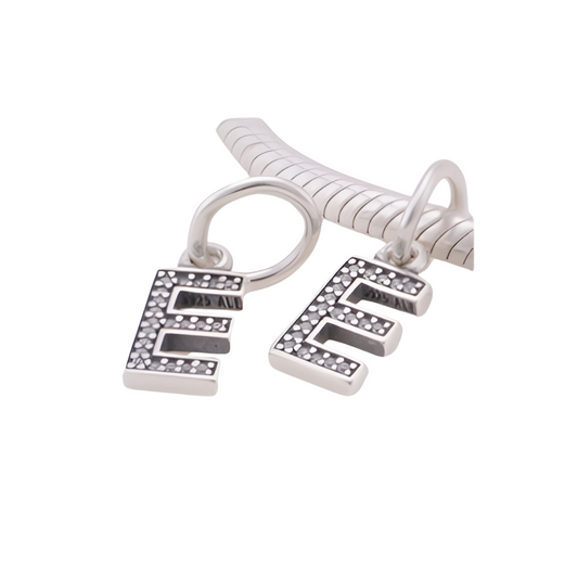 Onhand Best Seller Charm (LC13e-B-B): Letter E