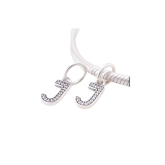 Onhand Best Seller Charm (LC13j-B-B): Letter J