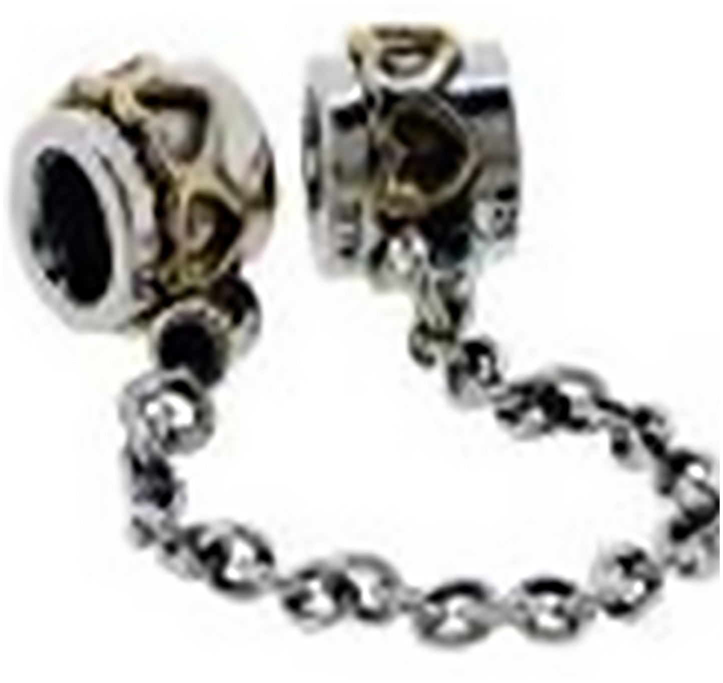 Onhand Best Seller Charm (G13): Gold Heart Safety Chain